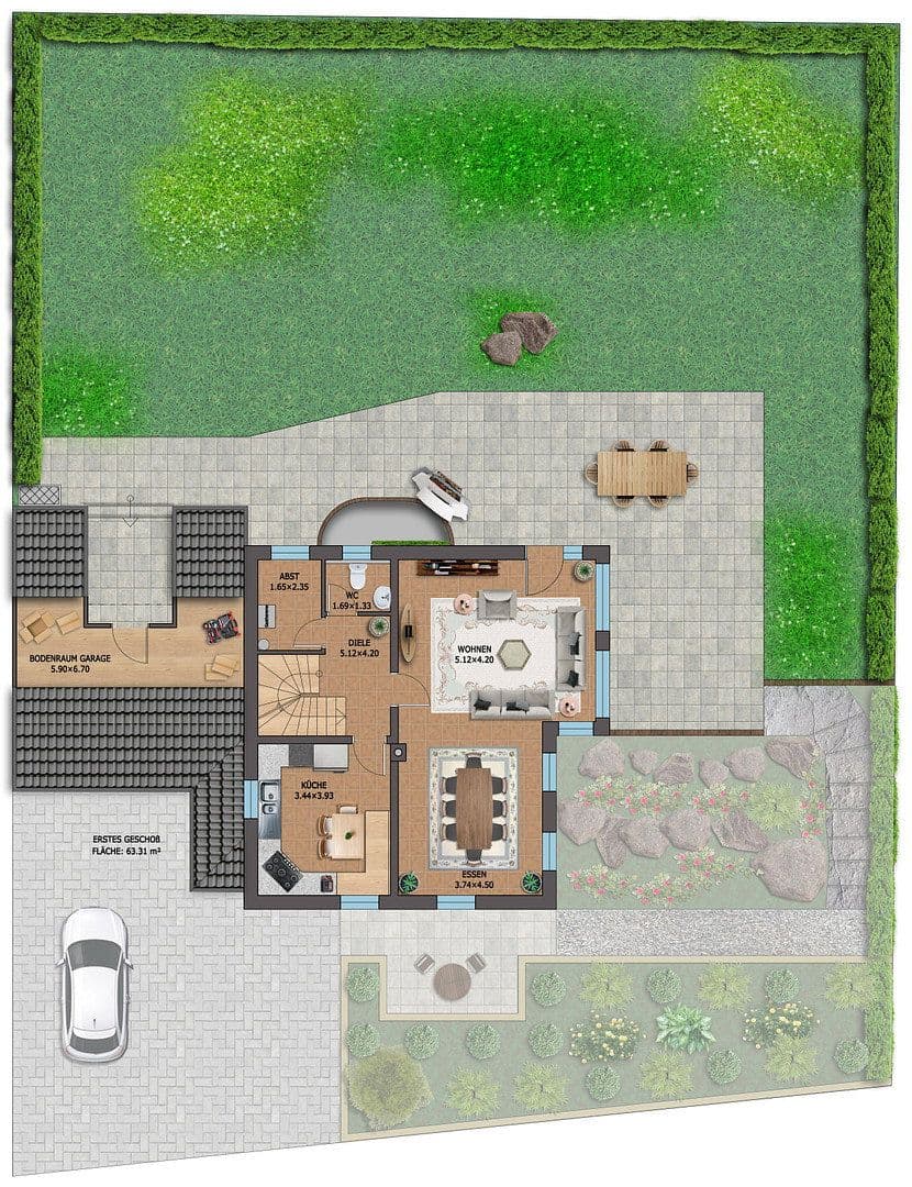 Predaj domu 185 m², pozemek 660 m², In der Beund 9, Kirchheim, Bavorsko Predaj domu 185 m², pozemek 660 m², In der Beund 9, Kirchheim, Bavorsko