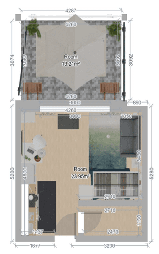Prenájom bytu 1-izbový 27 m², Gladbacher Straße 454, Viersen, Severné Porýnie - Westfálsko Prenájom bytu 1-izbový 27 m², Gladbacher Straße 454, Viersen, Severné Porýnie - Westfálsko