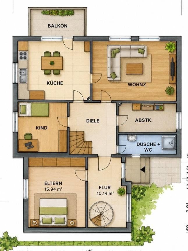 Predaj domu 142 m², pozemek 1.284 m², Rehwinkel, Fuldatal, Hesensko Predaj domu 142 m², pozemek 1.284 m², Rehwinkel, Fuldatal, Hesensko