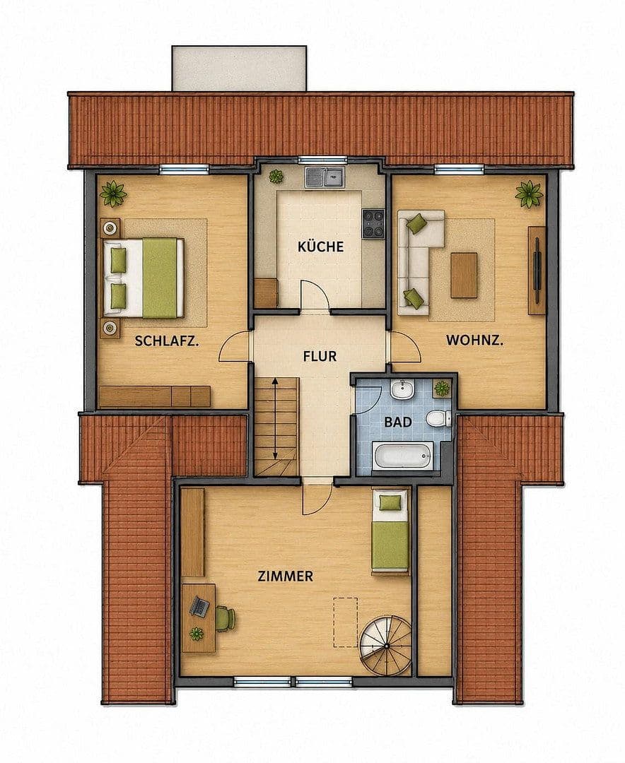 Predaj domu 142 m², pozemek 1.284 m², Rehwinkel, Fuldatal, Hesensko Predaj domu 142 m², pozemek 1.284 m², Rehwinkel, Fuldatal, Hesensko