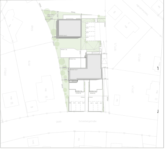 Predaj pozemku 661 m², Gutenbergstraße, Gaggenau, Bádensko-Wurttembersko Predaj pozemku 661 m², Gutenbergstraße, Gaggenau, Bádensko-Wurttembersko