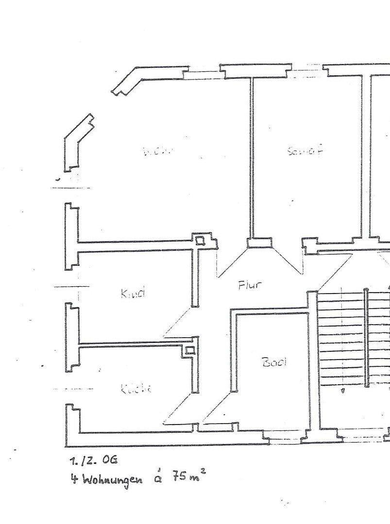 Prenájom bytu 3-izbový 75 m², Jacobstraße 17, Zwickau, Sasko Prenájom bytu 3-izbový 75 m², Jacobstraße 17, Zwickau, Sasko