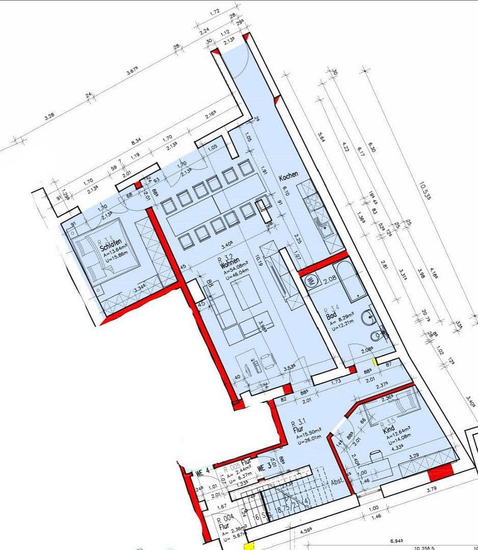 Prenájom bytu 3-izbový 105 m², Hornhäuser Str. 71, Oschersleben, Sasko-Anhaltsko Prenájom bytu 3-izbový 105 m², Hornhäuser Str. 71, Oschersleben, Sasko-Anhaltsko