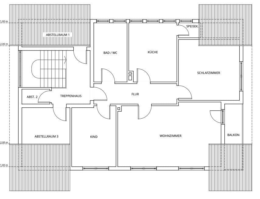 Prenájom bytu 4-izbový 111 m², Villbacher Str. 44, Bad Orb, Hesensko Prenájom bytu 4-izbový 111 m², Villbacher Str. 44, Bad Orb, Hesensko