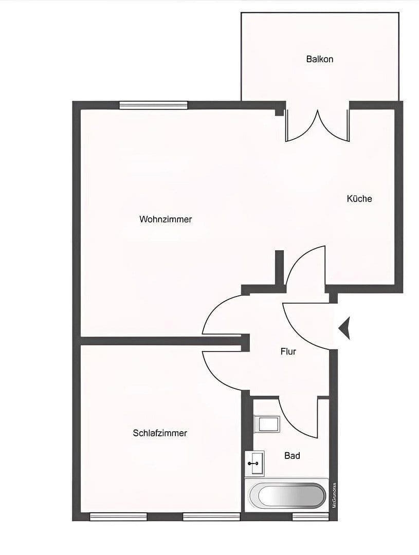 Prenájom bytu 2-izbový 48 m², Hauffweg 3, Leipzig, Sasko Prenájom bytu 2-izbový 48 m², Hauffweg 3, Leipzig, Sasko
