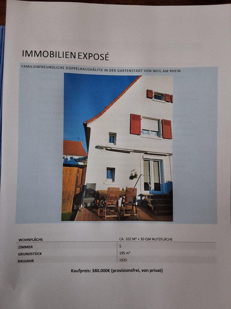 Predaj domu 102 m², pozemek 195 m², Weil am Rhein, Bádensko-Wurttembersko Predaj domu 102 m², pozemek 195 m², Weil am Rhein, Bádensko-Wurttembersko