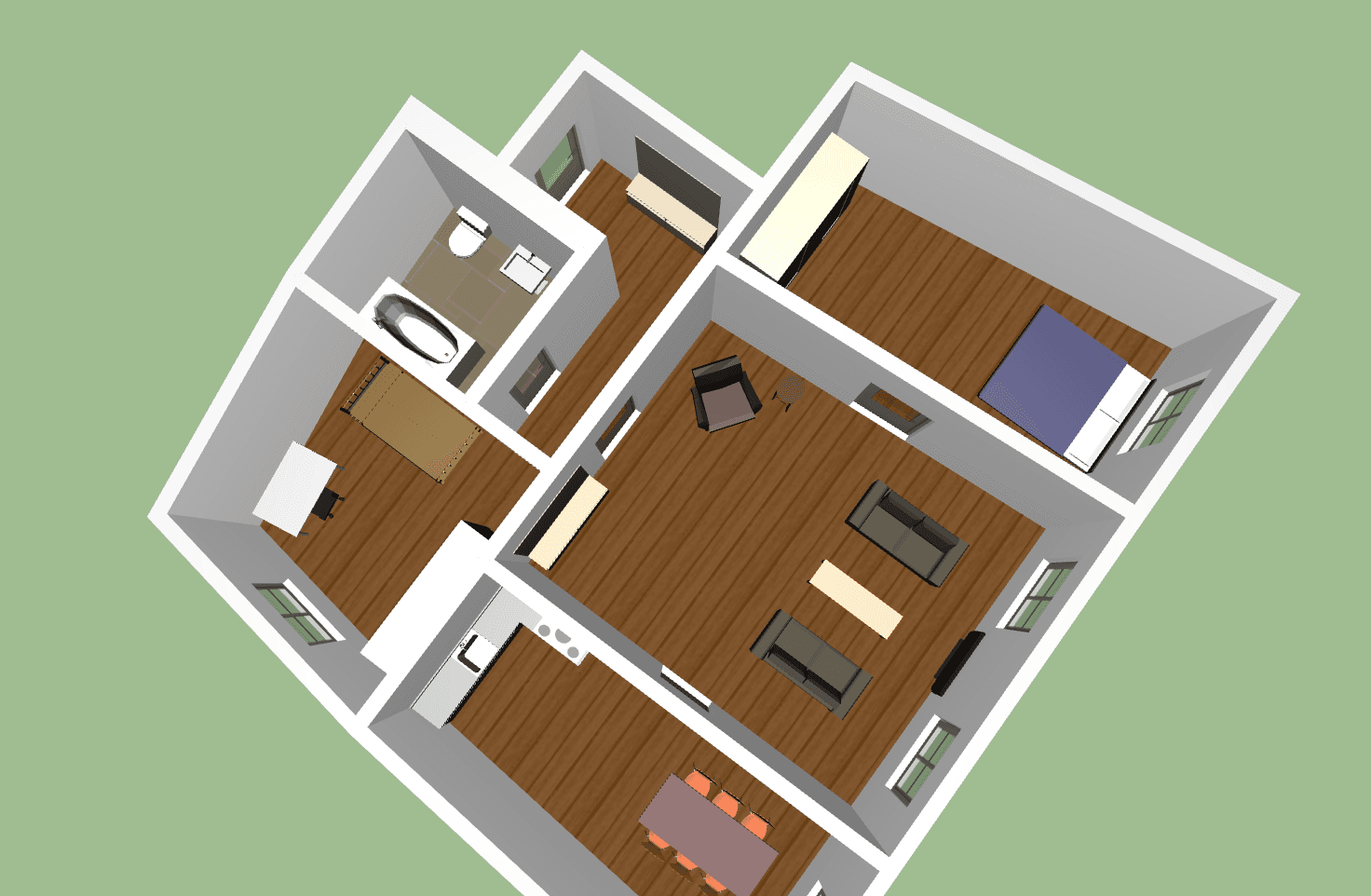 Prenájom bytu 4-izbový 84 m², Fürstenstraße 8, Straubung, Bavorsko Prenájom bytu 4-izbový 84 m², Fürstenstraße 8, Straubung, Bavorsko