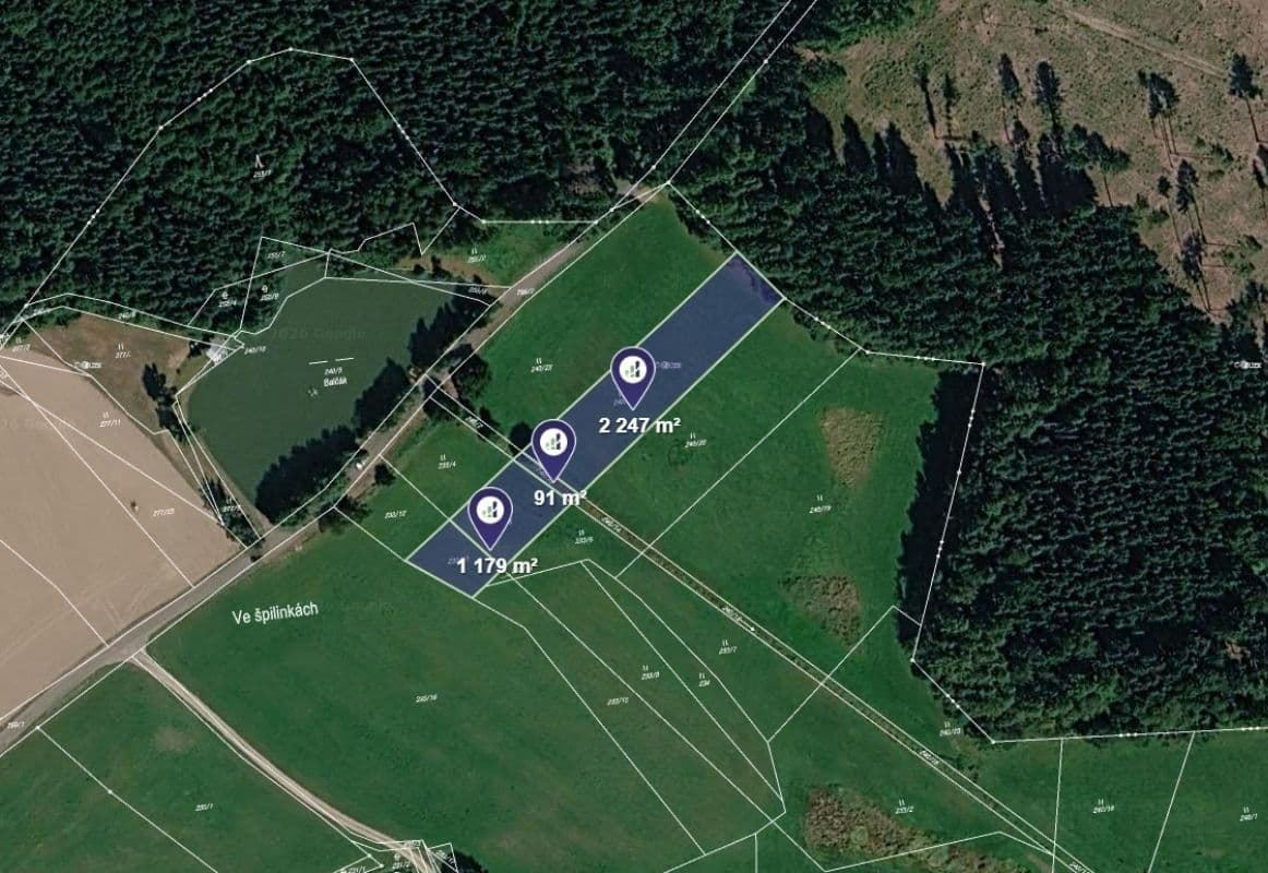 Predaj pozemku 879 m², Třebětín, Středočeský kraj Predaj pozemku 879 m², Třebětín, Středočeský kraj