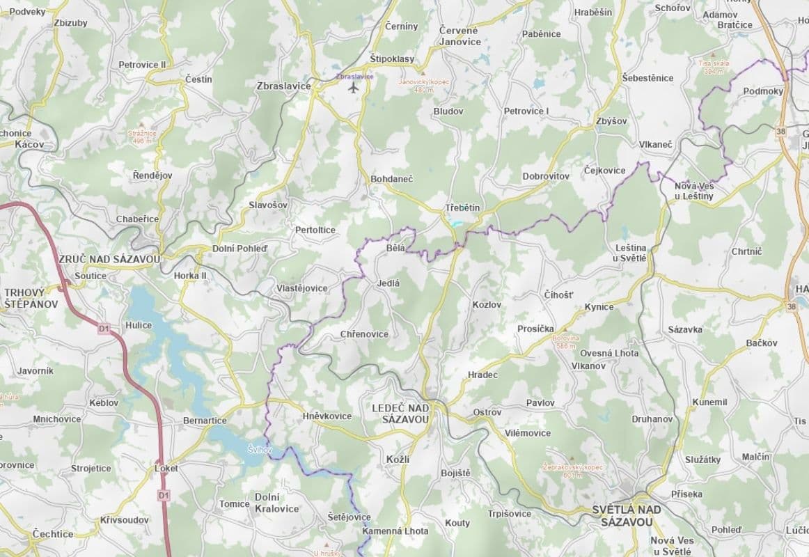 Predaj pozemku 879 m², Třebětín, Středočeský kraj Predaj pozemku 879 m², Třebětín, Středočeský kraj