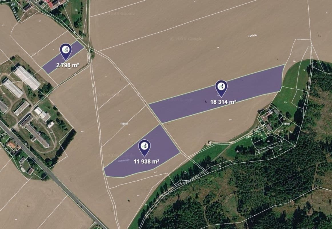 Predaj pozemku 8.263 m², Třebětín, Středočeský kraj Predaj pozemku 8.263 m², Třebětín, Středočeský kraj