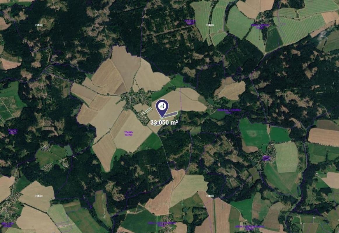 Predaj pozemku 8.263 m², Třebětín, Středočeský kraj Predaj pozemku 8.263 m², Třebětín, Středočeský kraj