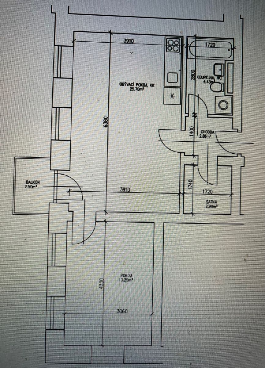 Prenájom bytu 2-izbový 55 m², Podhorská, Jablonec nad Nisou, Liberecký kraj Prenájom bytu 2-izbový 55 m², Podhorská, Jablonec nad Nisou, Liberecký kraj