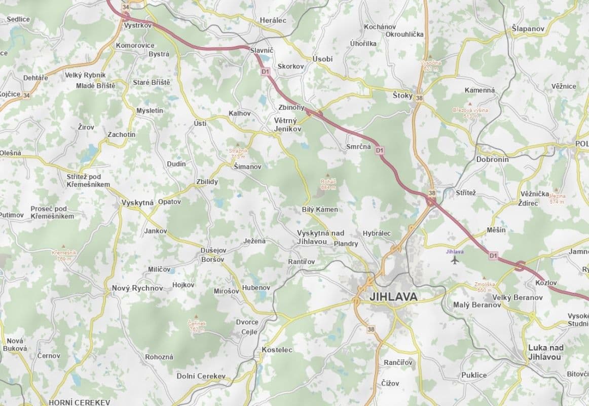 Predaj pozemku 21.512 m², Vyskytná nad Jihlavou, Kraj Vysočina Predaj pozemku 21.512 m², Vyskytná nad Jihlavou, Kraj Vysočina