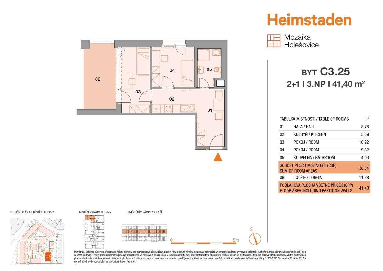 Prenájom bytu 2-izbový 44 m², Vrbenského, Praha, Praha Prenájom bytu 2-izbový 44 m², Vrbenského, Praha, Praha