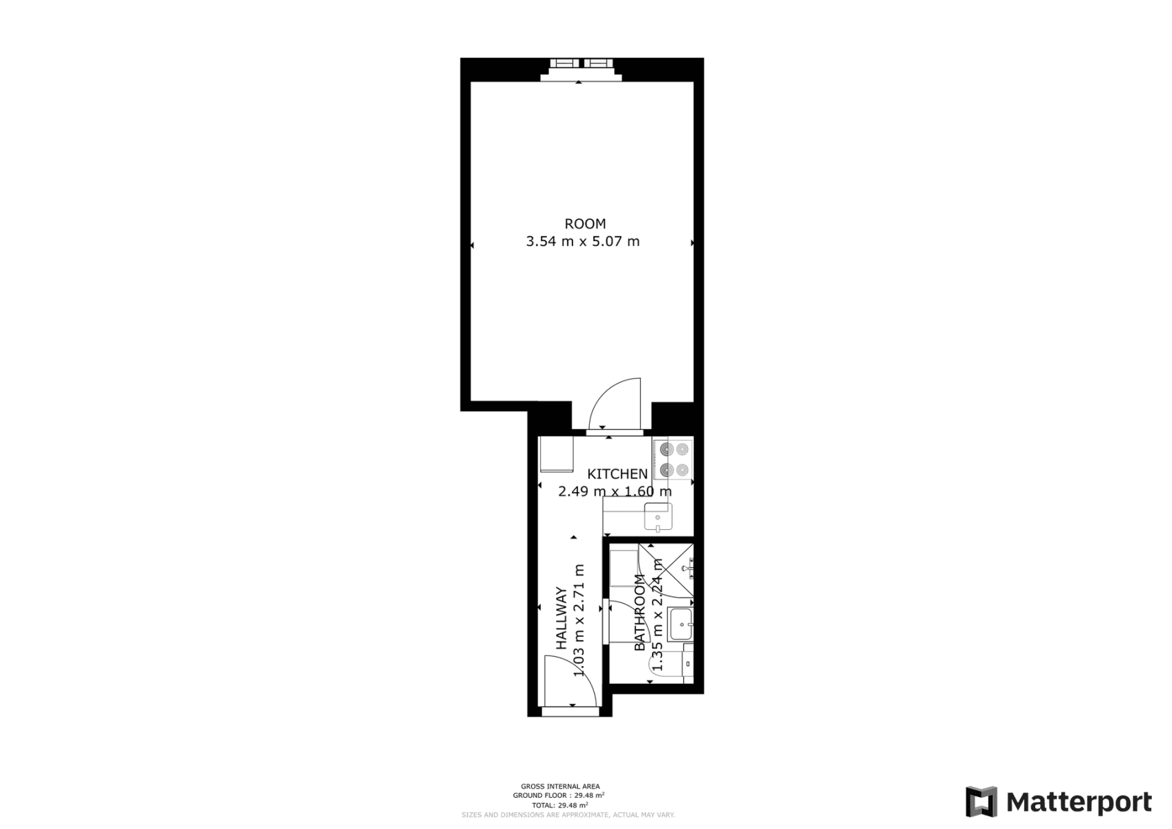 Prenájom bytu 1-izbový 28 m², Milíčova, Praha, Praha Prenájom bytu 1-izbový 28 m², Milíčova, Praha, Praha