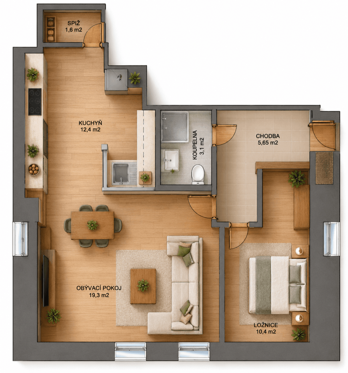 Prenájom bytu 2-izbový 55 m², Soběslavovo náměstí, Zdiby, Středočeský kraj Prenájom bytu 2-izbový 55 m², Soběslavovo náměstí, Zdiby, Středočeský kraj
