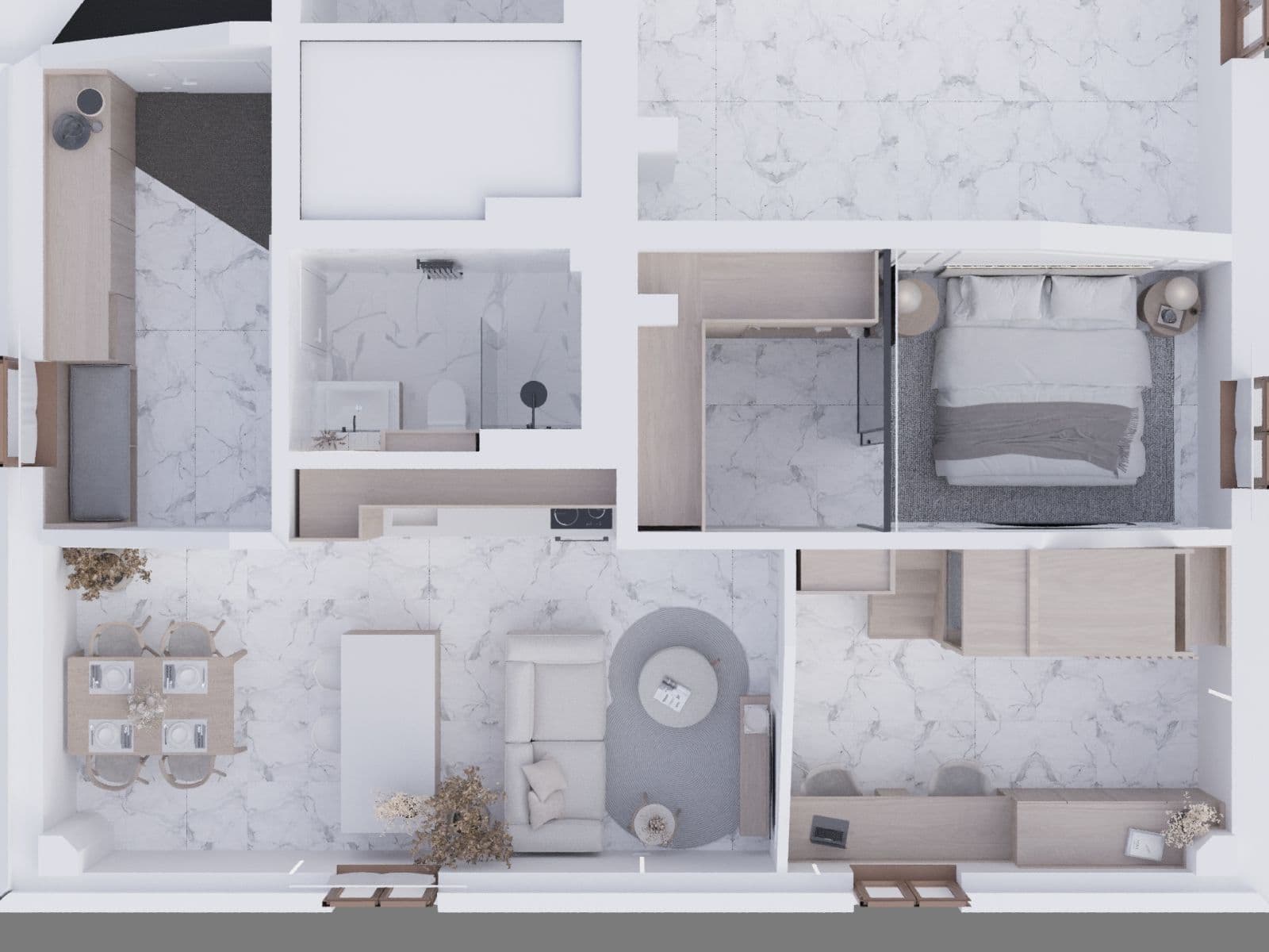 Predaj bytu 3-izbový 67 m², K Vltavě, Praha, Praha Predaj bytu 3-izbový 67 m², K Vltavě, Praha, Praha