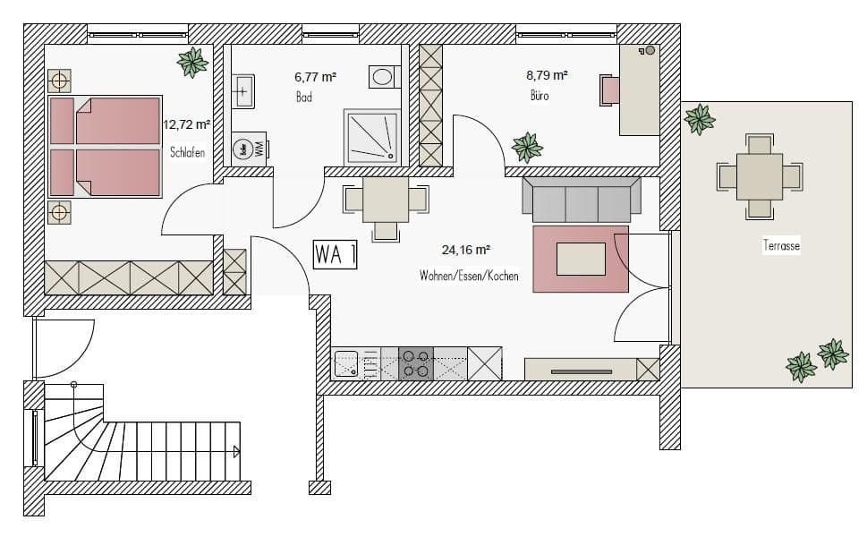 Prenájom bytu 3-izbový 61 m², An der Schwefelquelle 2, Schwandorf, Bavorsko Prenájom bytu 3-izbový 61 m², An der Schwefelquelle 2, Schwandorf, Bavorsko