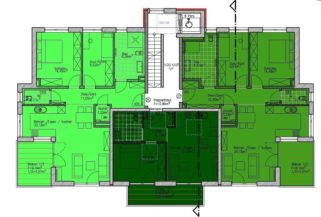 Predaj bytu 2-izbový 64 m², Axdorfer Feld 15, Traunstein, Bavorsko Predaj bytu 2-izbový 64 m², Axdorfer Feld 15, Traunstein, Bavorsko