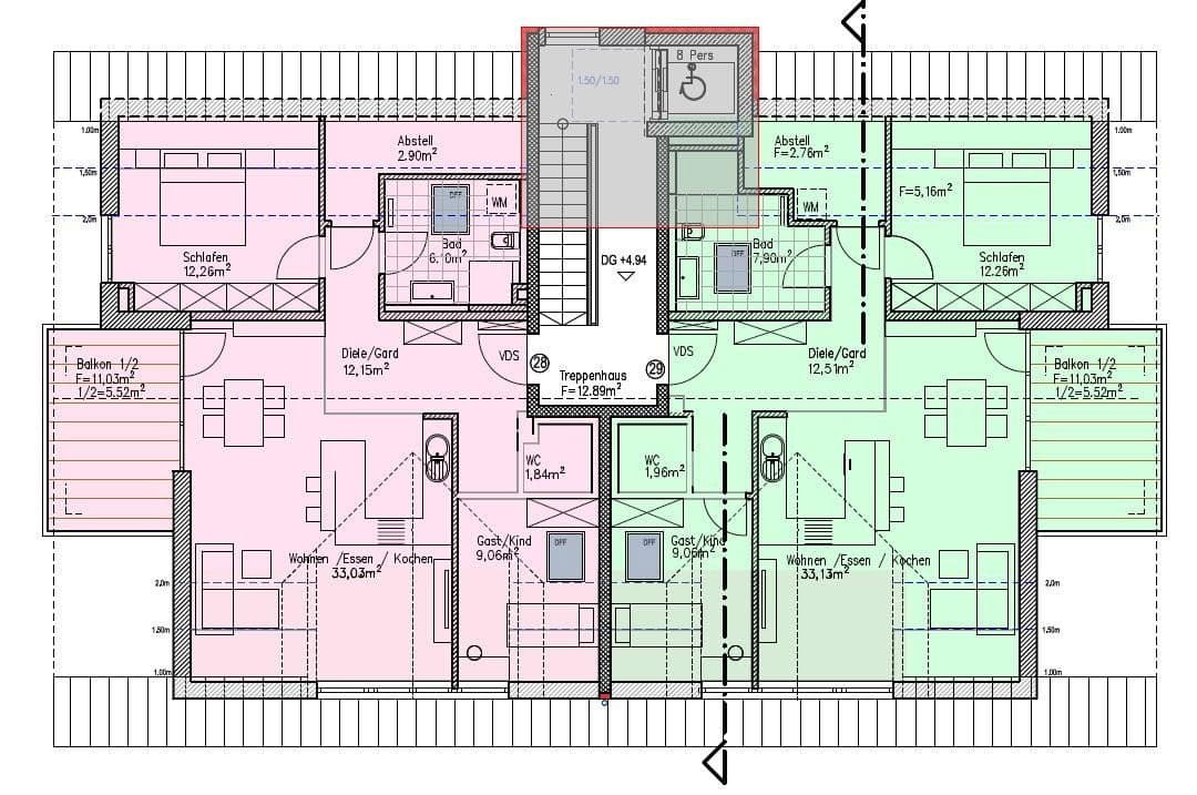 Predaj bytu 2-izbový 64 m², Axdorfer Feld 15, Traunstein, Bavorsko Predaj bytu 2-izbový 64 m², Axdorfer Feld 15, Traunstein, Bavorsko