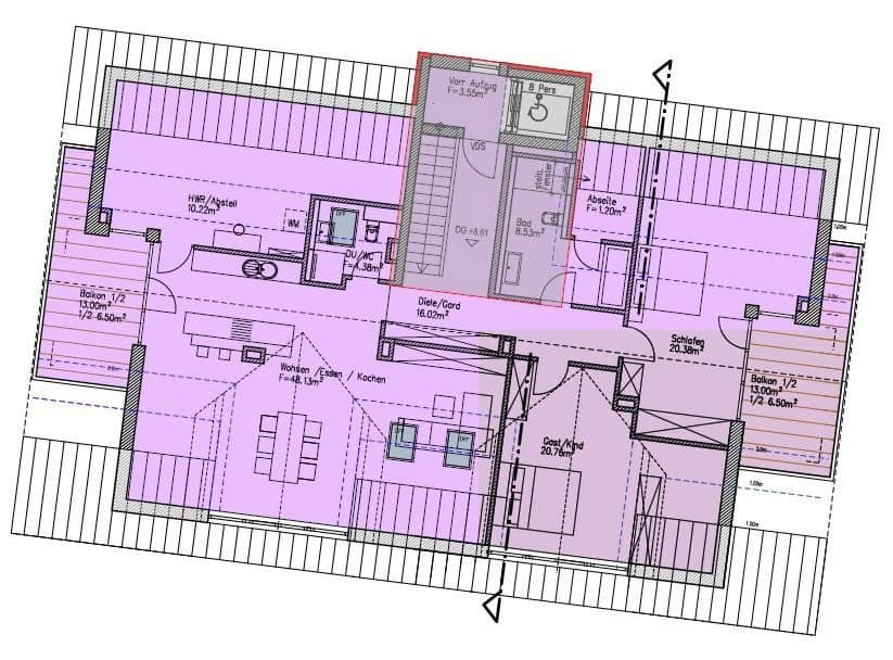 Predaj bytu 2-izbový 64 m², Axdorfer Feld 15, Traunstein, Bavorsko Predaj bytu 2-izbový 64 m², Axdorfer Feld 15, Traunstein, Bavorsko