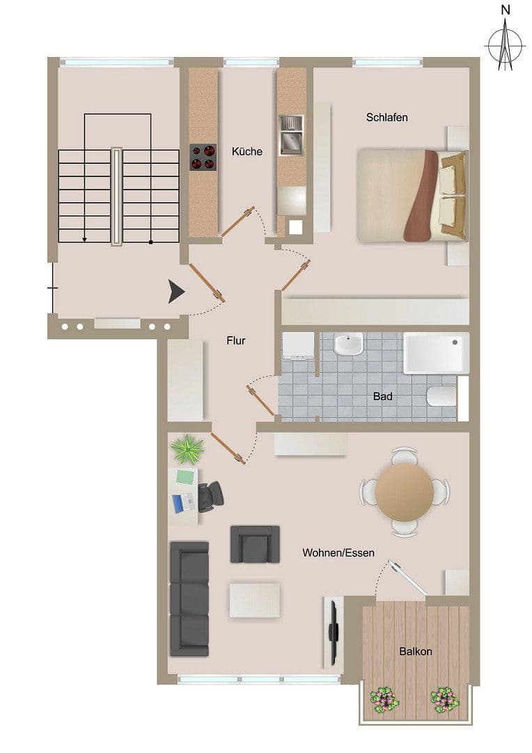 Predaj bytu 2-izbový 59 m², Neumarkt in der Oberpfalz, Bavorsko Predaj bytu 2-izbový 59 m², Neumarkt in der Oberpfalz, Bavorsko