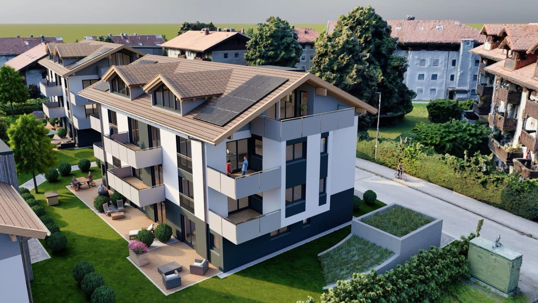 Predaj bytu 3-izbový 87 m², Axdorfer Feld 15, Traunstein, Bavorsko Predaj bytu 3-izbový 87 m², Axdorfer Feld 15, Traunstein, Bavorsko