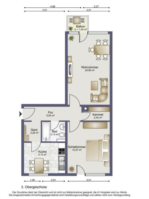 Predaj bytu 2-izbový 60 m², Joseph-Seifried-Str.36, München, Bavorsko Predaj bytu 2-izbový 60 m², Joseph-Seifried-Str.36, München, Bavorsko