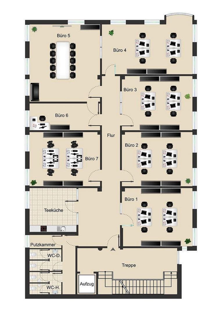 Prenájom kancelárie 293 m², München, Bavorsko Prenájom kancelárie 293 m², München, Bavorsko