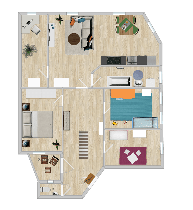 Prenájom bytu 5-izbový 90 m², Brückenstraße 1, Lichtenstein/Sachsen, Sasko Prenájom bytu 5-izbový 90 m², Brückenstraße 1, Lichtenstein/Sachsen, Sasko