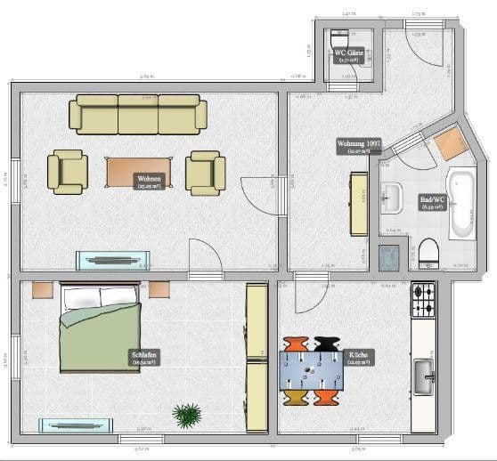 Prenájom bytu 2-izbový 81 m², Stadtplatz 14, Bogen, Bavorsko Prenájom bytu 2-izbový 81 m², Stadtplatz 14, Bogen, Bavorsko