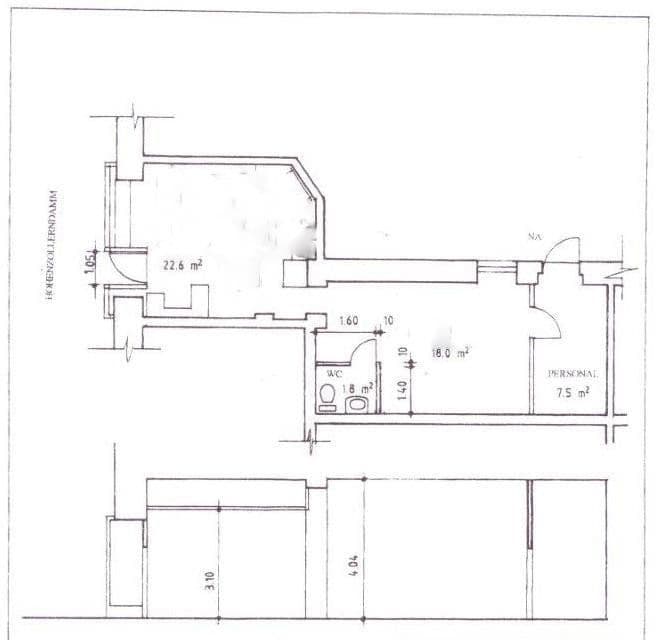 Prenájom kancelárie 54 m², Hohenzollerndamm 195, Berlin, Berlín Prenájom kancelárie 54 m², Hohenzollerndamm 195, Berlin, Berlín