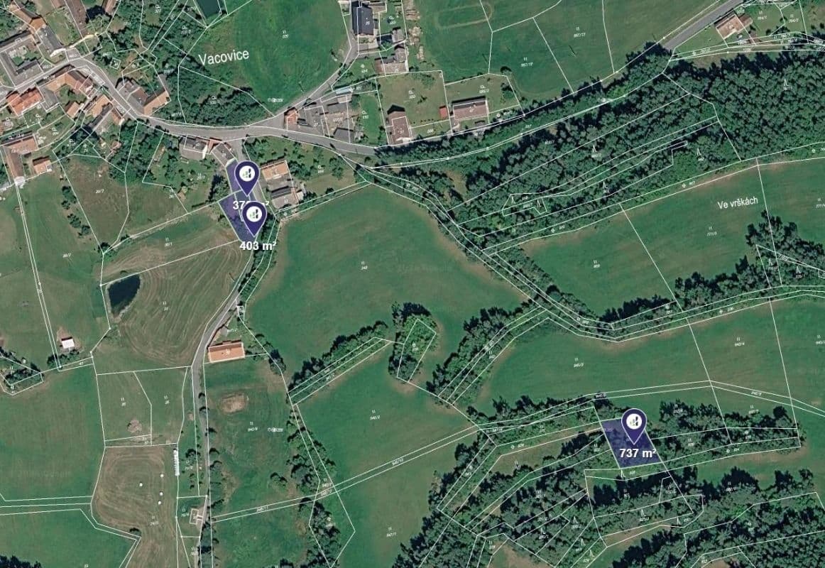 Predaj pozemku 2.470 m², Vacovice, Jihočeský kraj Predaj pozemku 2.470 m², Vacovice, Jihočeský kraj