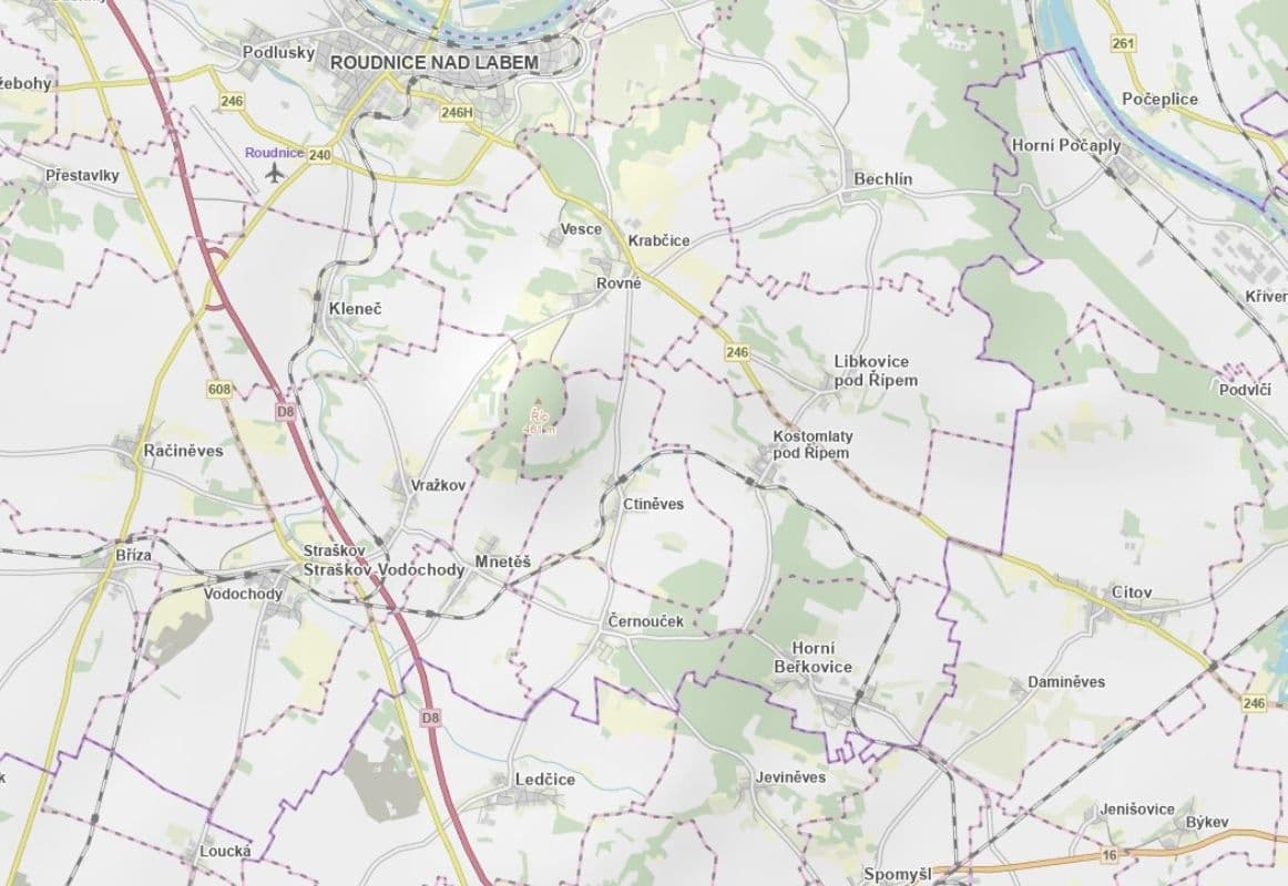 Predaj pozemku 2.552 m², Ctiněves, Ústecký kraj Predaj pozemku 2.552 m², Ctiněves, Ústecký kraj