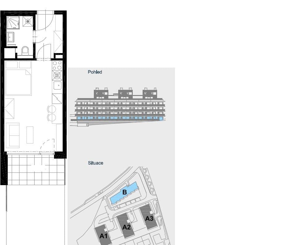 Prenájom bytu 1-izbový 30 m², Jáchymovská, Praha, Praha Prenájom bytu 1-izbový 30 m², Jáchymovská, Praha, Praha