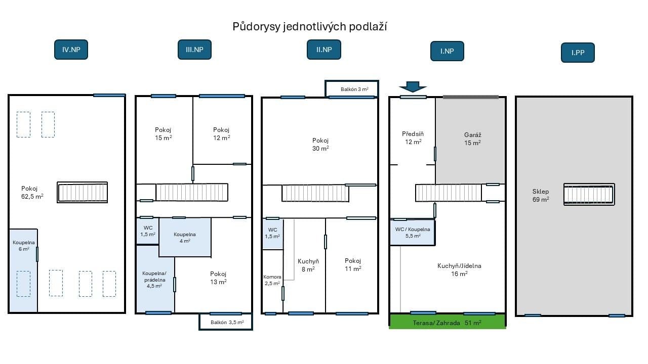 Predaj domu 260 m², pozemok 160 m², Hajní, Praha, Praha Predaj domu 260 m², pozemok 160 m², Hajní, Praha, Praha