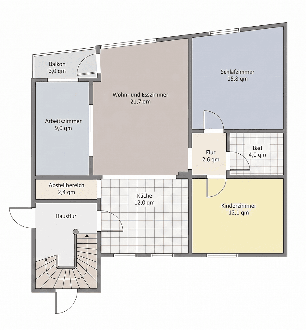 Predaj bytu 3-izbový 80 m², Berlin, Berlín Predaj bytu 3-izbový 80 m², Berlin, Berlín