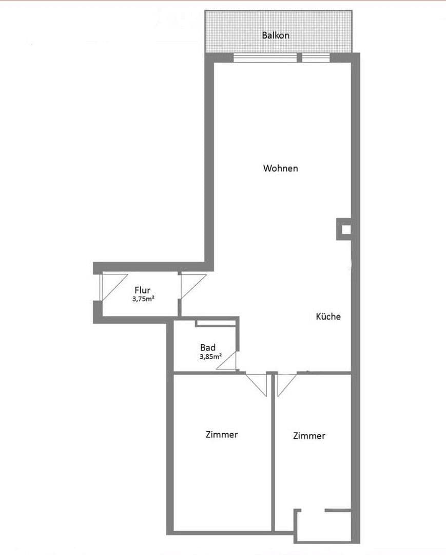 Predaj bytu 3-izbový 80 m², Dachauerstr.419, München, Bavorsko Predaj bytu 3-izbový 80 m², Dachauerstr.419, München, Bavorsko