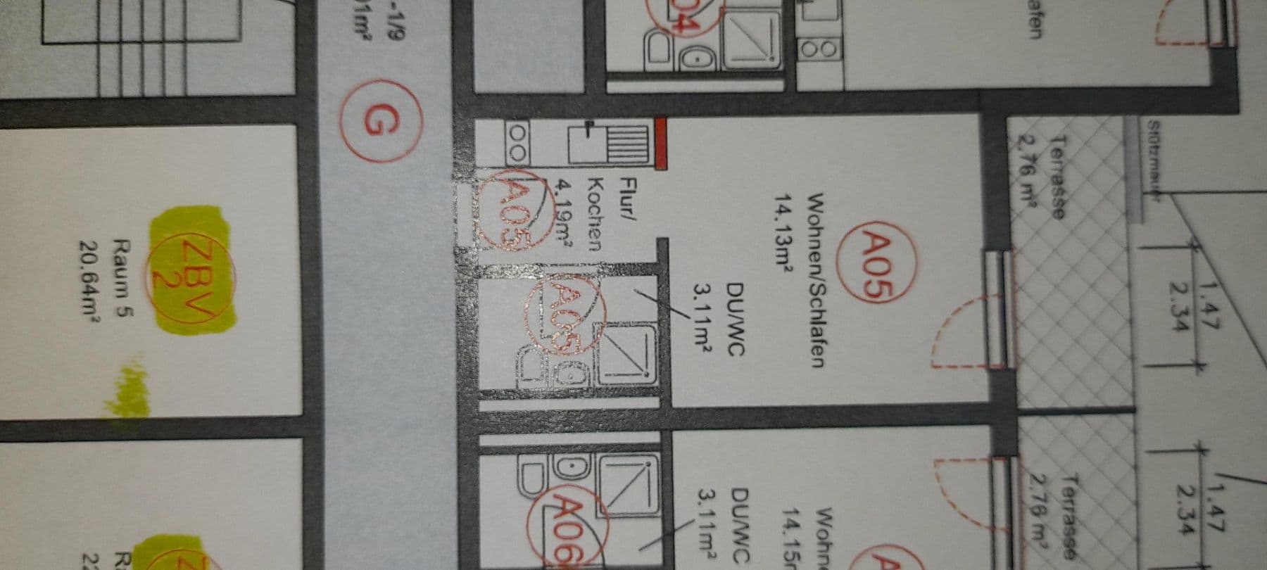 Prenájom bytu 1-izbový 24 m², An der Steinernen Bank 10, Pentling, Bavorsko Prenájom bytu 1-izbový 24 m², An der Steinernen Bank 10, Pentling, Bavorsko