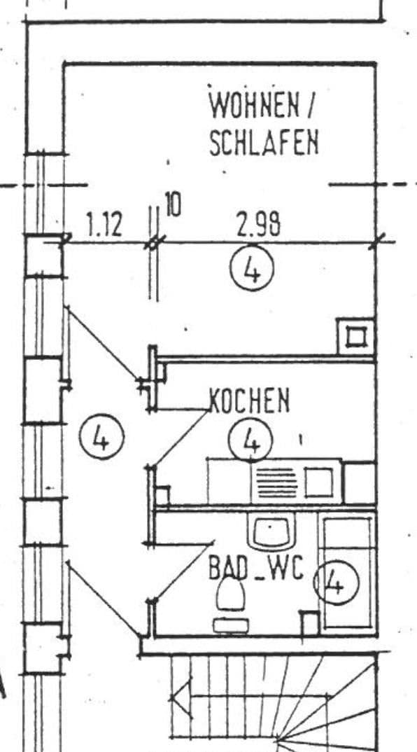 Predaj bytu 1-izbový 29 m², K3 2, Mannheim, Bádensko-Wurttembersko Predaj bytu 1-izbový 29 m², K3 2, Mannheim, Bádensko-Wurttembersko