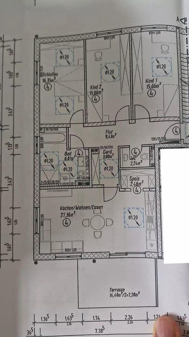 Predaj bytu 4-izbový 107 m², Finsing, Bavorsko Predaj bytu 4-izbový 107 m², Finsing, Bavorsko