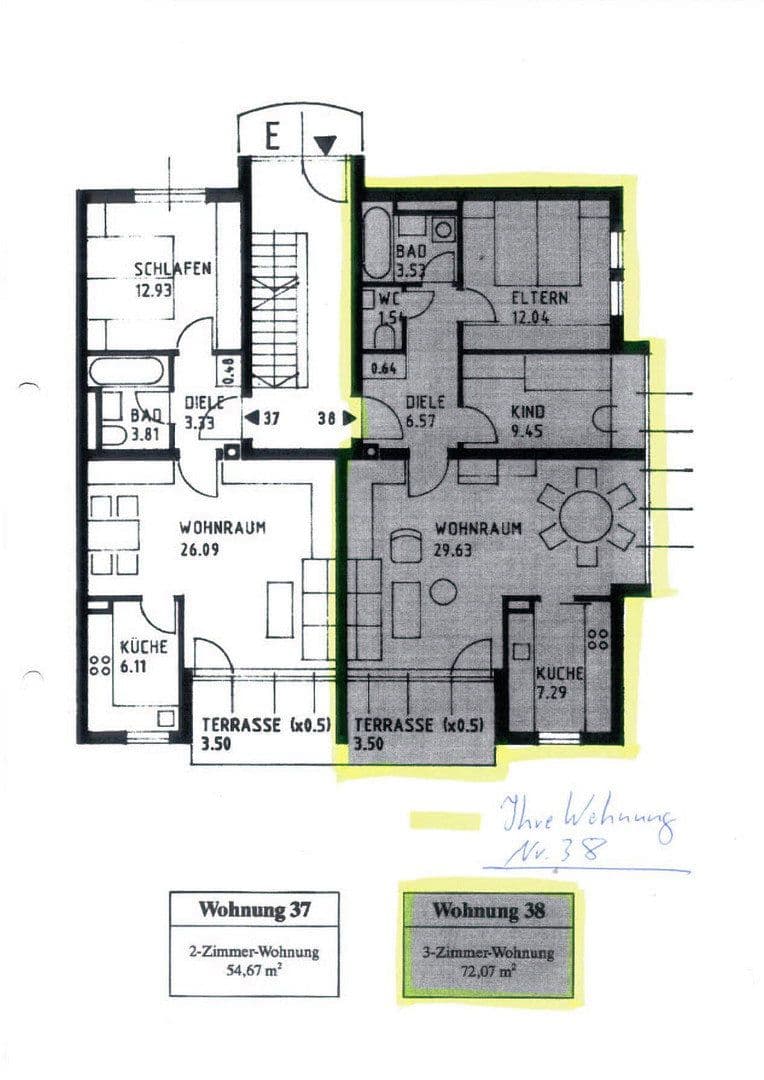 Predaj bytu 3-izbový 72 m², Adejeweg, Unterhaching, Bavorsko Predaj bytu 3-izbový 72 m², Adejeweg, Unterhaching, Bavorsko