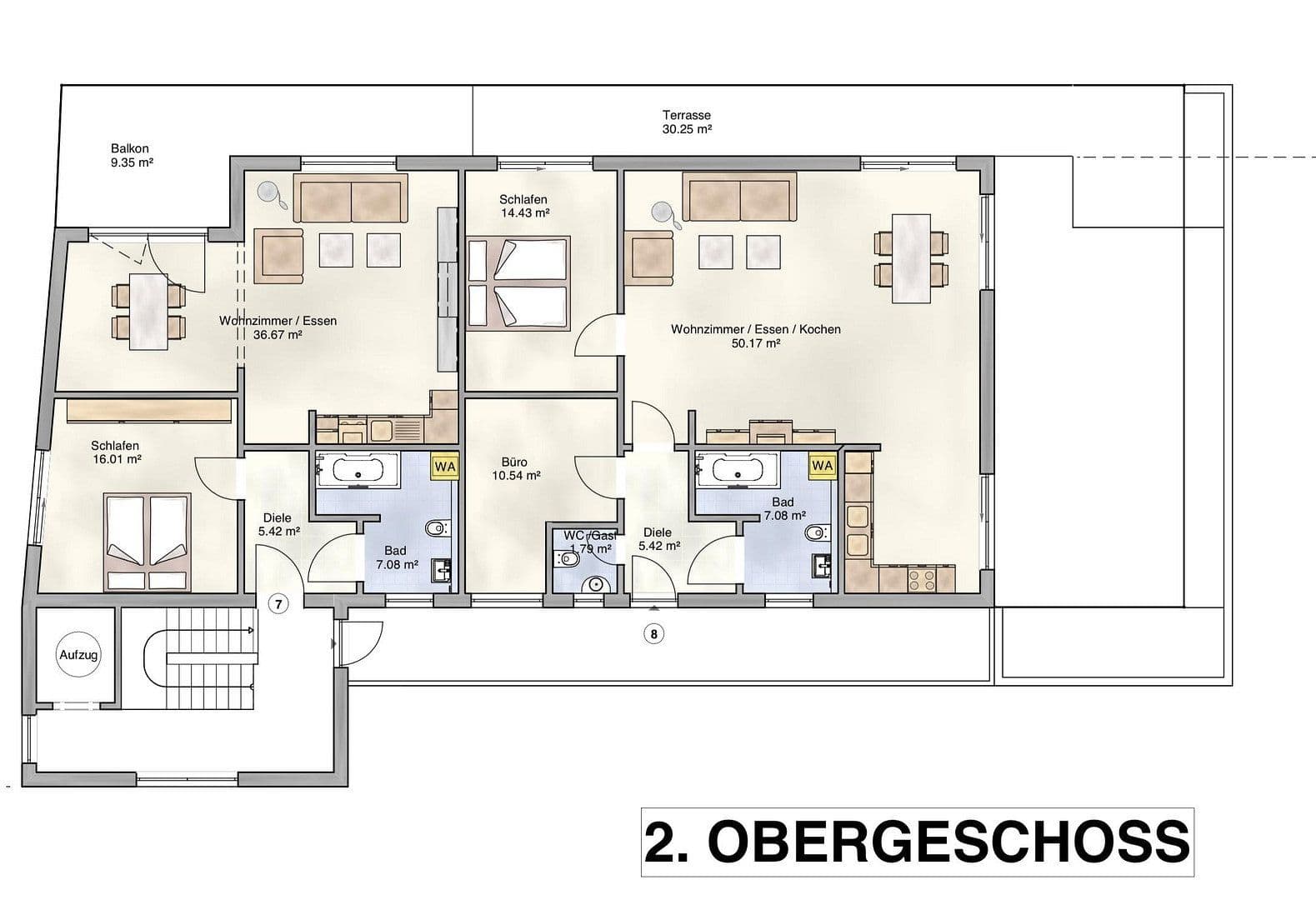 Predaj bytu 2-izbový 70 m², Uffenheim, Bavorsko Predaj bytu 2-izbový 70 m², Uffenheim, Bavorsko
