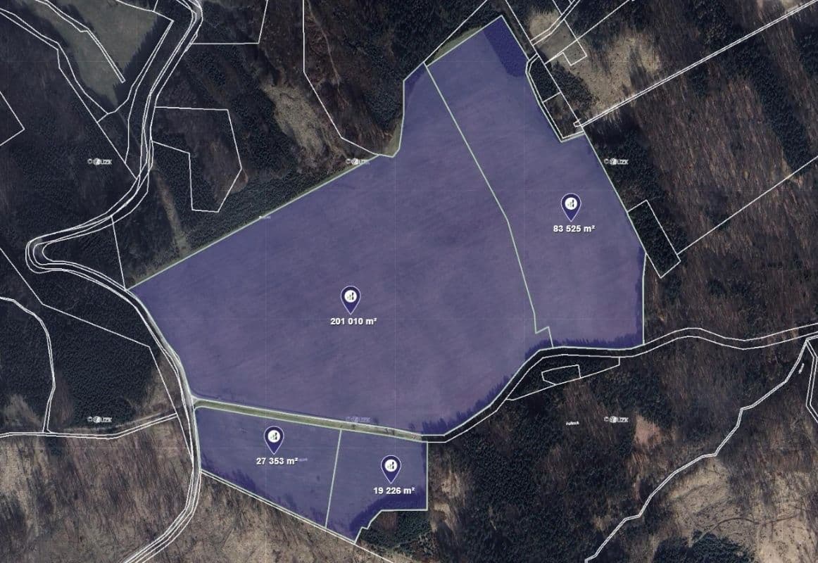 Predaj pozemku 12.988 m², Bojkovice, Zlínský kraj Predaj pozemku 12.988 m², Bojkovice, Zlínský kraj