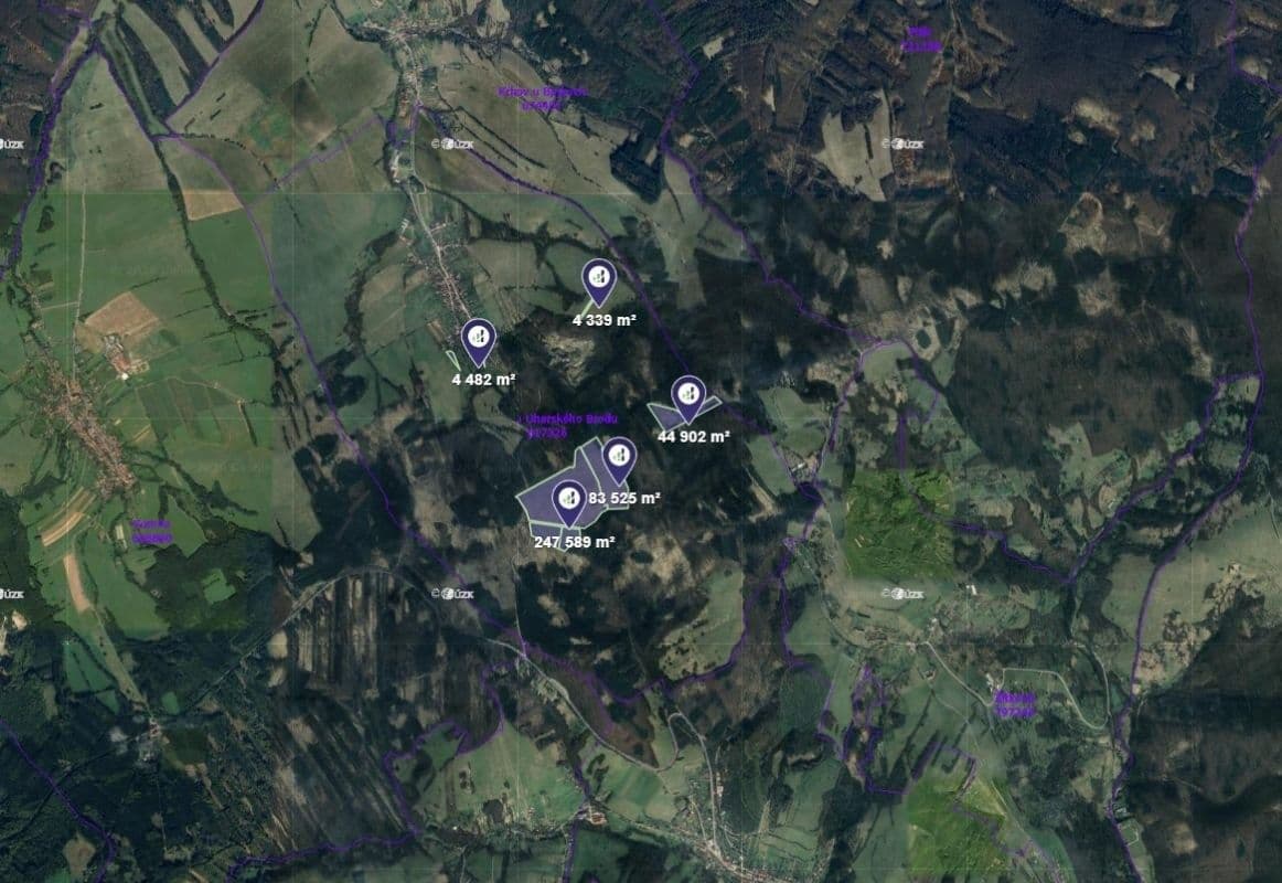 Predaj pozemku 12.988 m², Bojkovice, Zlínský kraj Predaj pozemku 12.988 m², Bojkovice, Zlínský kraj