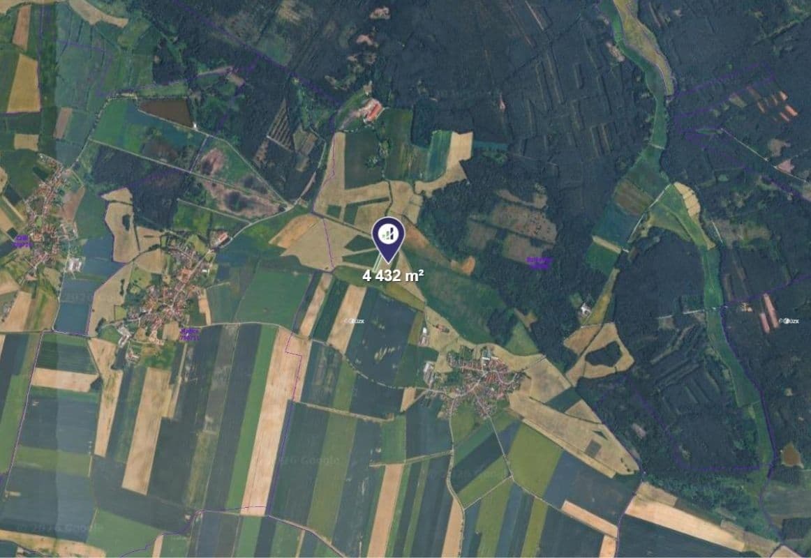 Predaj pozemku 4.432 m², Borkovice, Jihočeský kraj Predaj pozemku 4.432 m², Borkovice, Jihočeský kraj