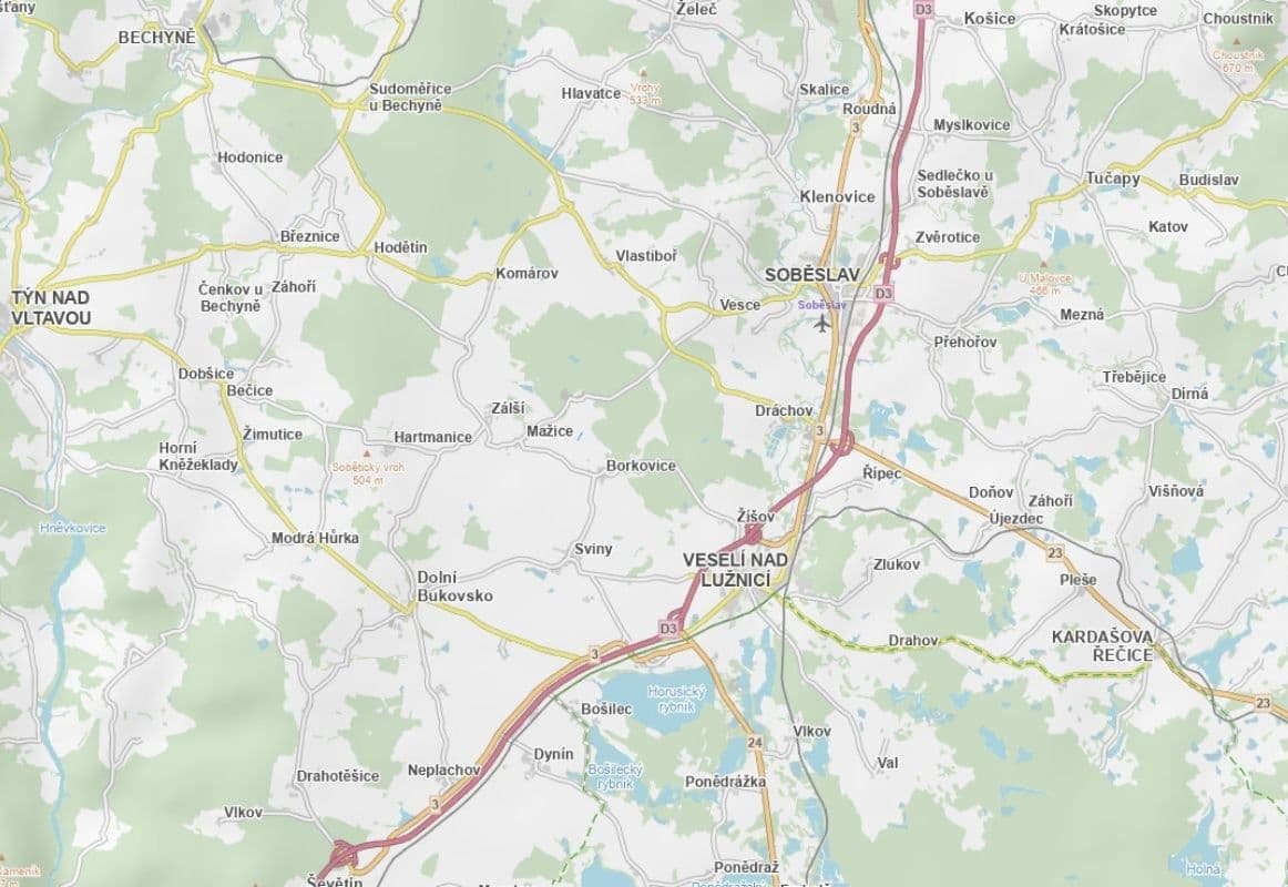 Predaj pozemku 4.432 m², Borkovice, Jihočeský kraj Predaj pozemku 4.432 m², Borkovice, Jihočeský kraj