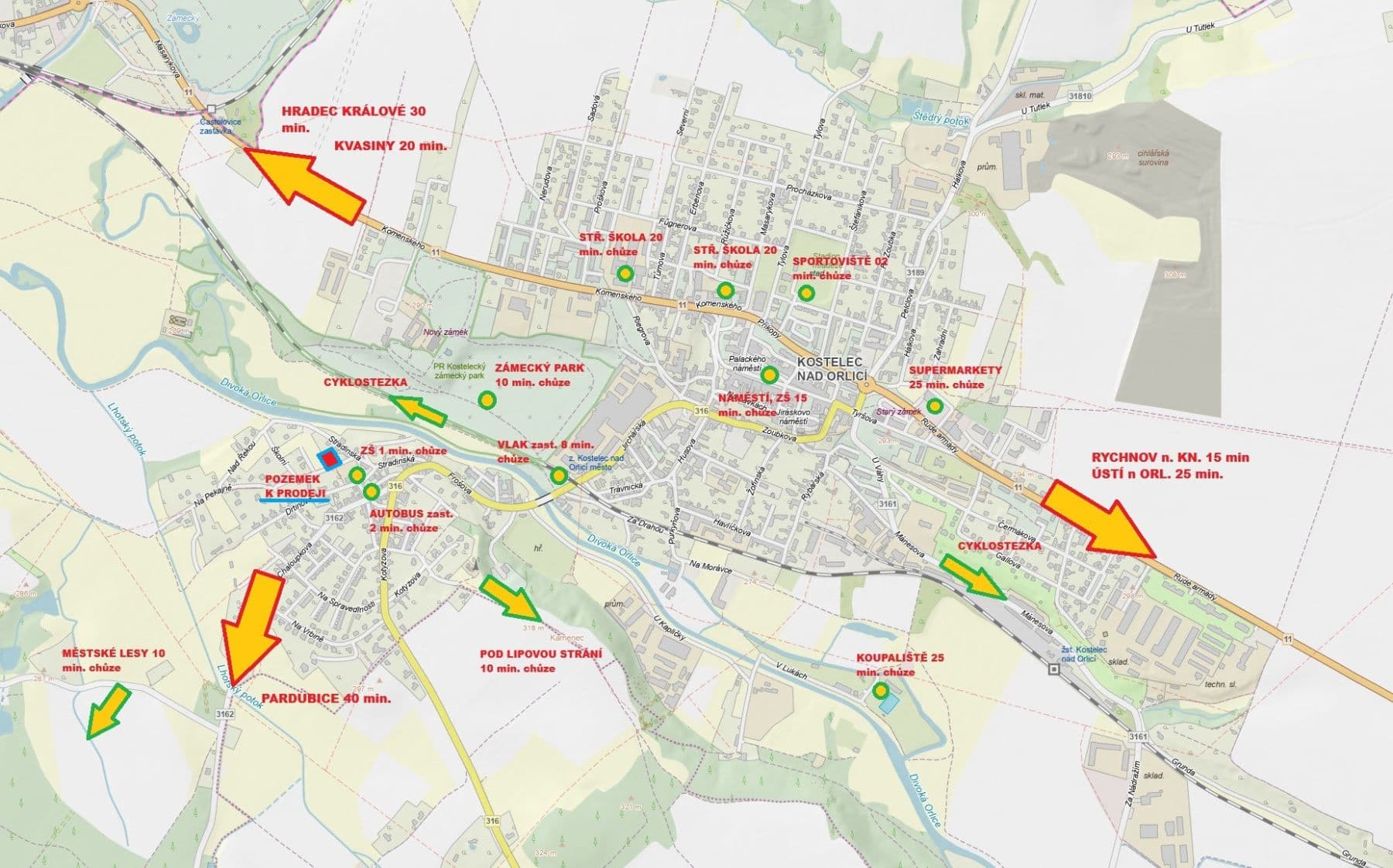 Predaj pozemku 734 m², Školní, Kostelec nad Orlicí, Královéhradecký kraj Predaj pozemku 734 m², Školní, Kostelec nad Orlicí, Královéhradecký kraj
