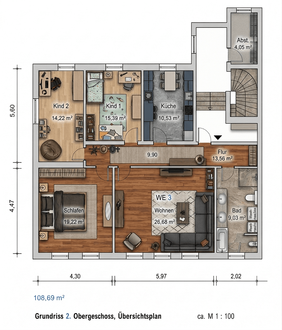 Prenájom bytu 4-izbový 109 m², Schlachthofstraße 38, Glauchau, Sasko Prenájom bytu 4-izbový 109 m², Schlachthofstraße 38, Glauchau, Sasko