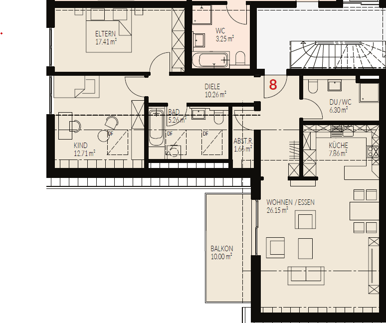 Prenájom bytu 3-izbový 97 m², Fischinger Straße, Binzen, Bádensko-Wurttembersko Prenájom bytu 3-izbový 97 m², Fischinger Straße, Binzen, Bádensko-Wurttembersko
